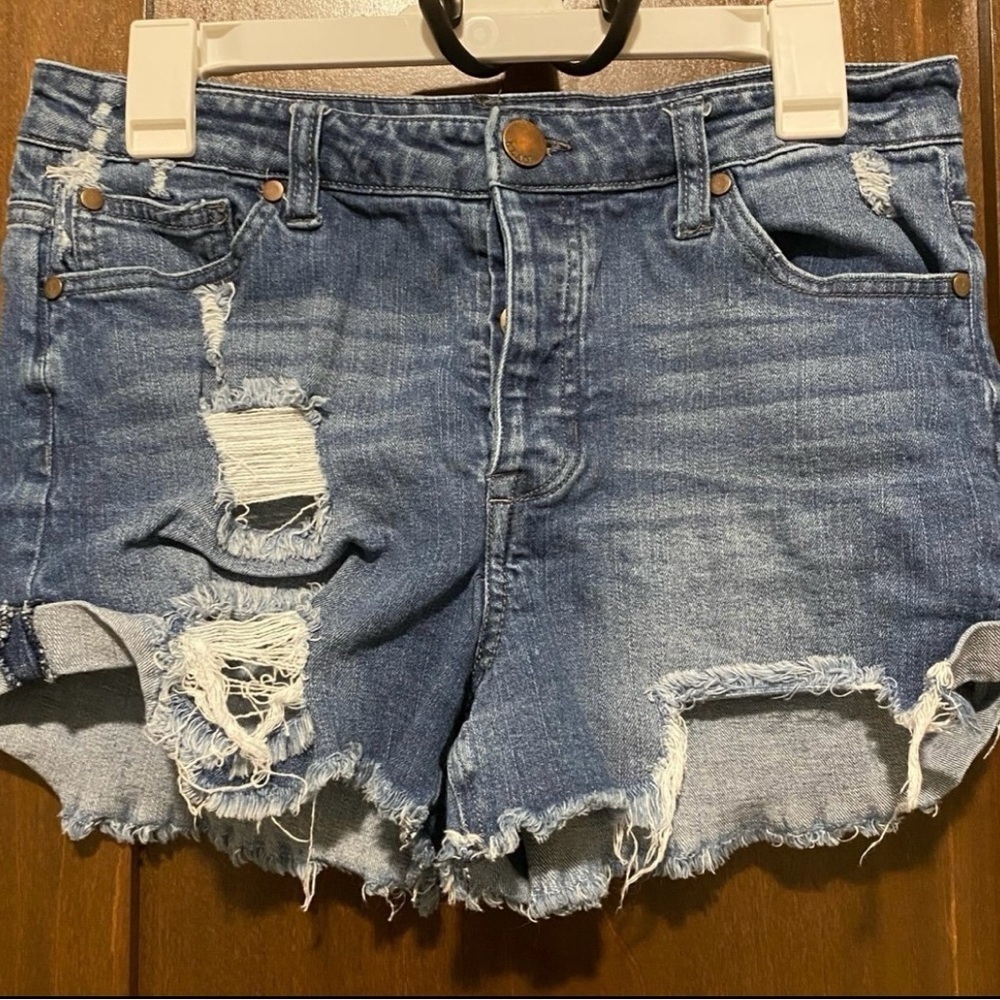 Distressed Denim Women's Shorts